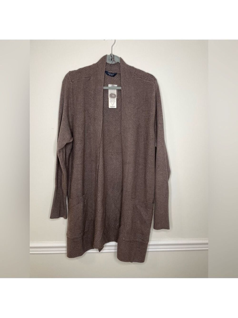 NWT Denver Hays Novelty Stitch Open Waffle Cardigan XXL - Picture 3 of 12